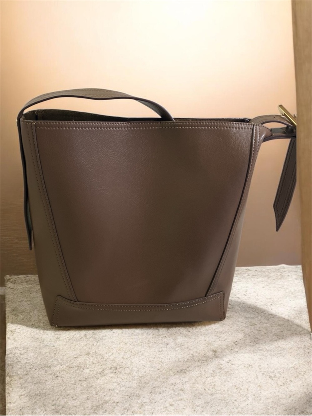 ZARA Brown Leather Handbag